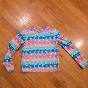 Ruffle Butts Girls Rashguard Top